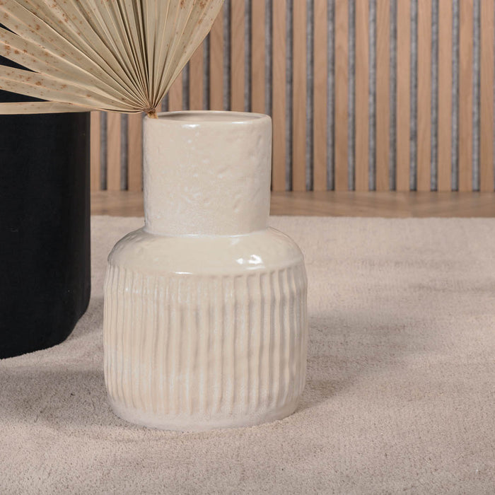 Hioshop Undra vloerkleed 300x200 cm polyester beige.