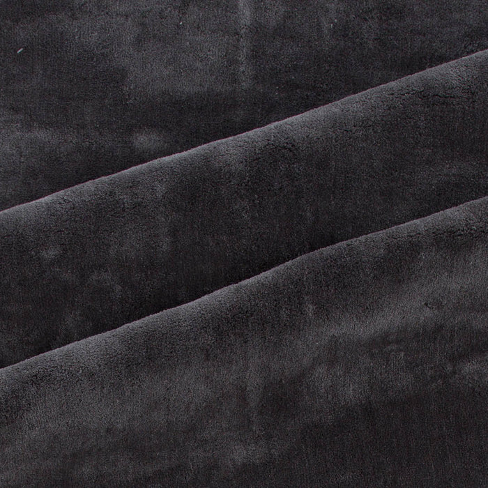 Hioshop Undra vloerkleed 300x200 cm polyester donkergrijs.