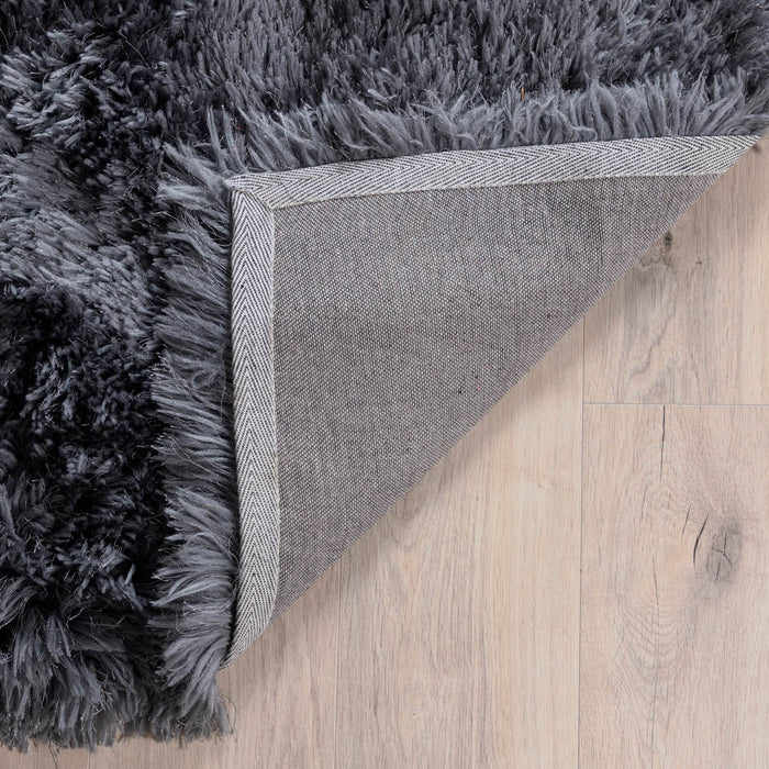 Hioshop Grace vloerkleed 400x300 cm polyester grijs.