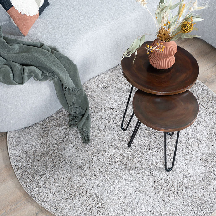 Veer Carpets - Vloerkleed Buddy Beige ø160 cm