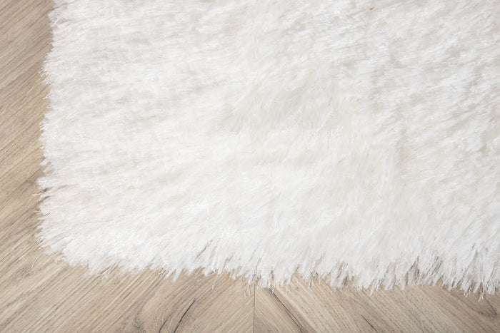 Hioshop Grace vloerkleed 230x160 cm polyester wit.