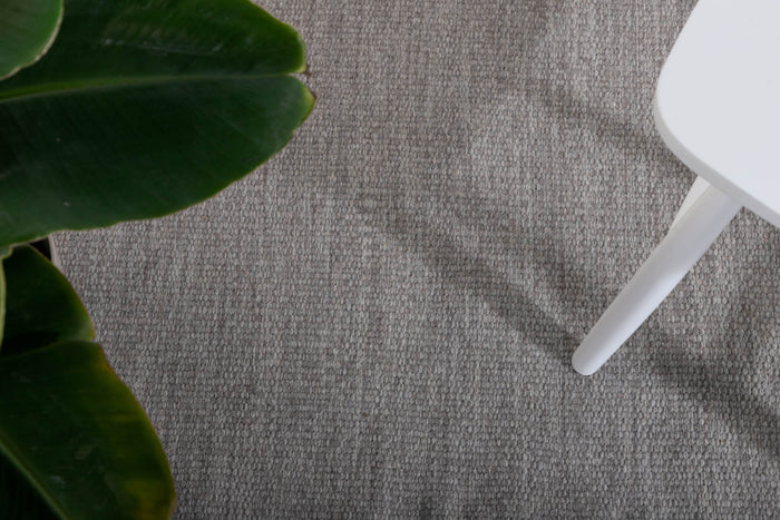 Hioshop Cyrus vloerkleed 230x160 cm wol grijs.