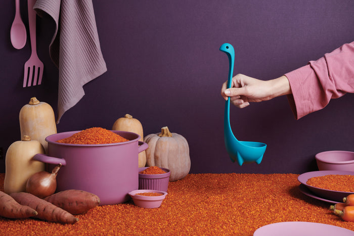 Ototo Jumbo Nessie - soeplepel - turquoise