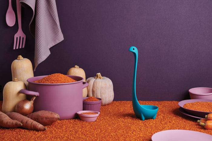 Ototo Jumbo Nessie - soeplepel - turquoise