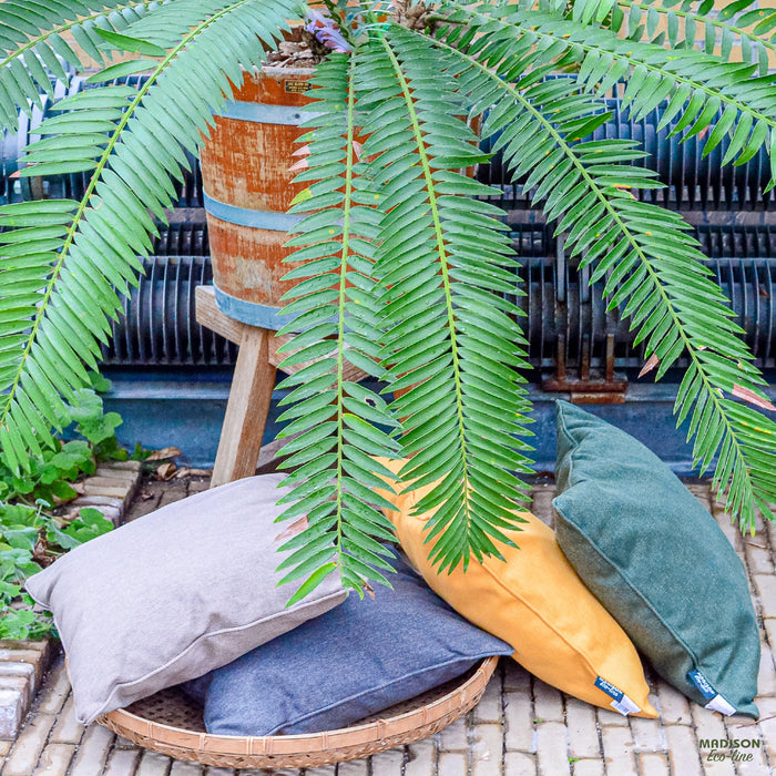 Madison - Bankkussen Moss green canvas eco+ - Ca. 110x48 cm