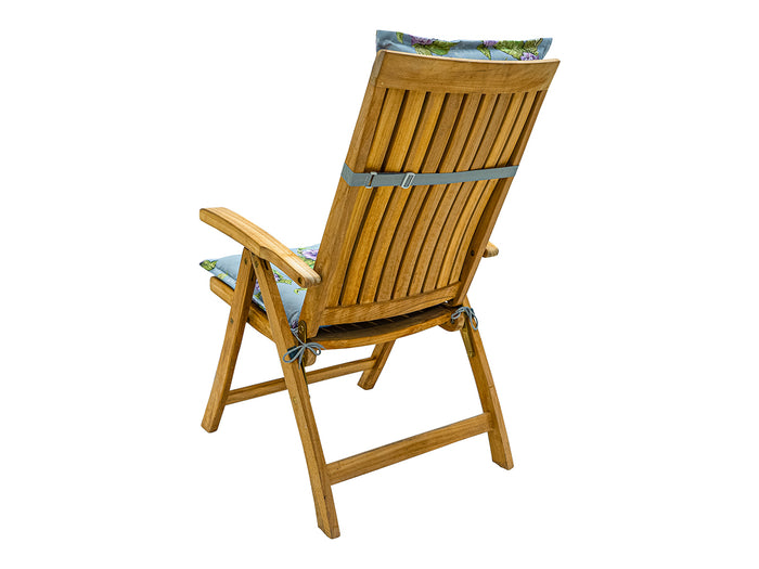 Madison - Tuinkussen Hoge Rug 123x50 - Multicolor - Blossem Lila