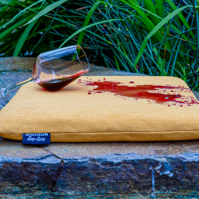 Madison - Bankkussen Gold canvas eco+ - Ca. 110x48 cm