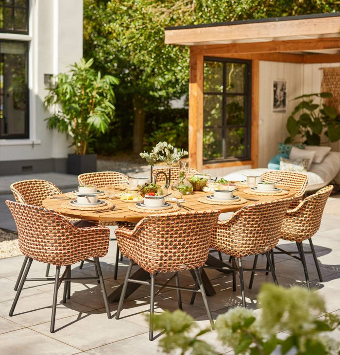 Hartman Stephanie Tuintafel 240 x 140 cm - Zwart