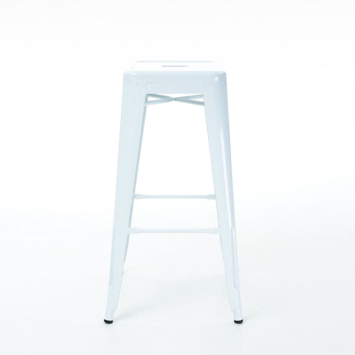 Legend Metalen barkruk wit - 77 cm