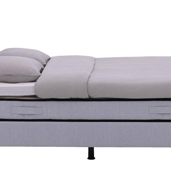 Goossens Boxspring Bjorn - grijs - 180 x 212 cm cm