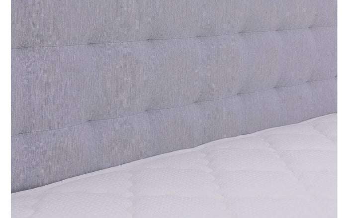 Goossens Boxspring Bjorn - grijs - 180 x 212 cm cm