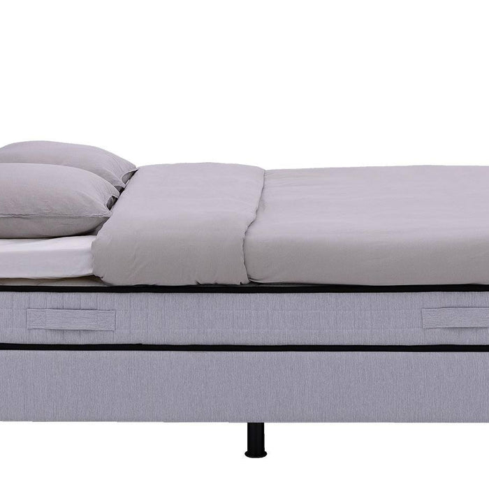 Goossens Boxspring Finn - grijs - 160 x 212 cm cm