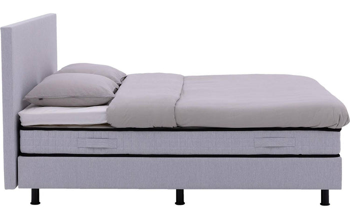 Goossens Boxspring Finn - grijs - 160 x 212 cm cm