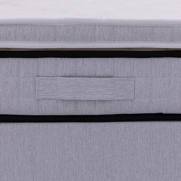 Goossens Boxspring Finn - grijs - 160 x 212 cm cm