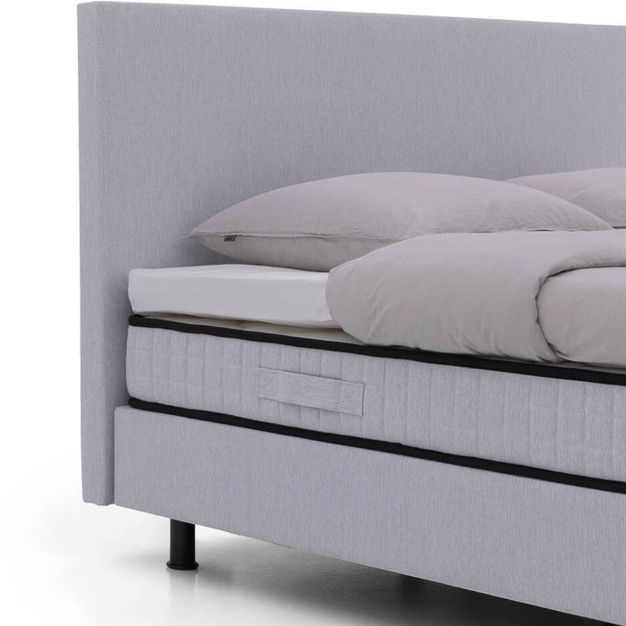 Goossens Boxspring Finn - grijs - 160 x 212 cm cm
