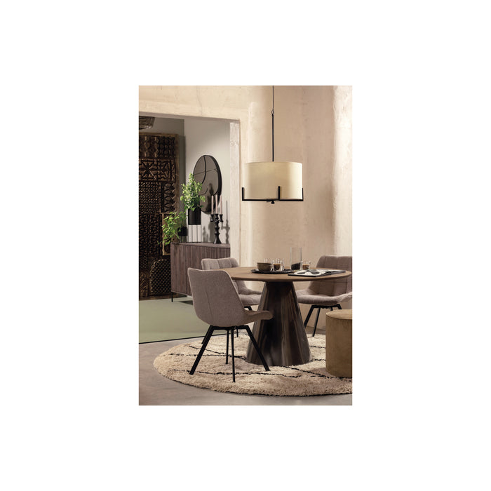 WOOOD Maggie Eetkamertafel - Ø 120 cm - Zwart