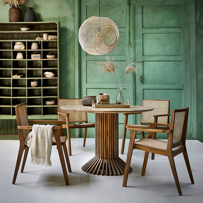 Raw Materials Eiffel teakhouten ronde tafel Ø 120 cm