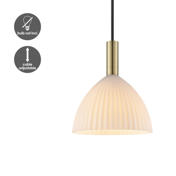 Home Sweet Home Hanglamp Credo - Messing - 18x18x125cm