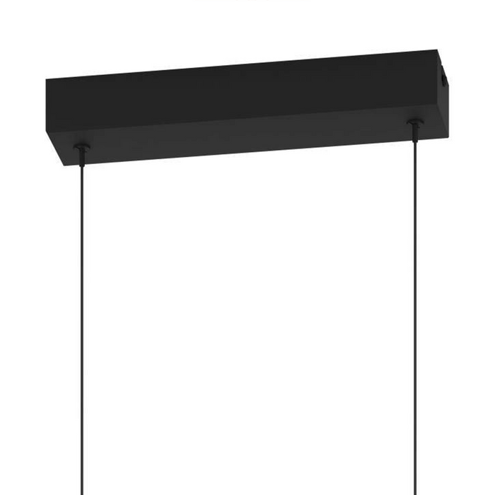 EGLO Caranacoa Hanglamp - LED - 78 cm - Zwart|Wit