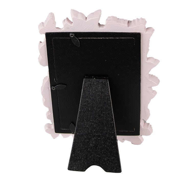 Clayre & Eef Fotolijst 10x15 cm Roze Kunststof Glas Fotokader