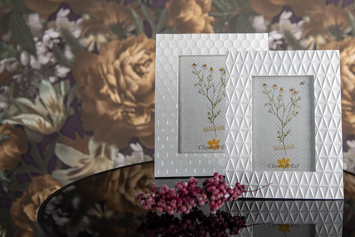 Clayre & Eef Fotolijst 13x18 cm Wit Polyresin