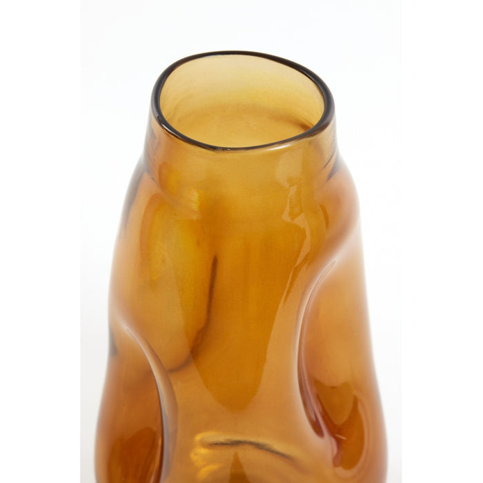 Light & Living Light&living Vaas Ø18x35 cm RANUA glas metallic karamel