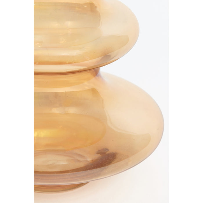 Light & Living Light&living Vaas Ø21,5x40,5 cm NIANA glas olie beige