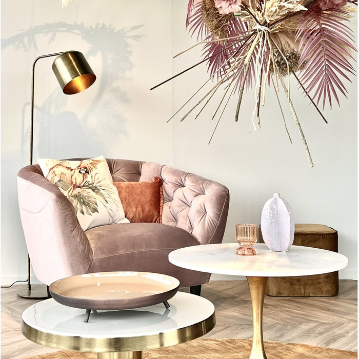 Light & Living Vaas Akosi M - Paars - Keramiek - 13x18x13cm (BxHxD)