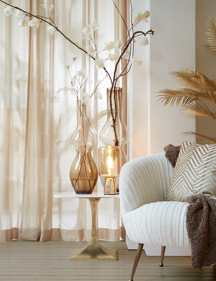 Light & Living - Vaas KYRA - 21.5x21.5x70 - Bruin