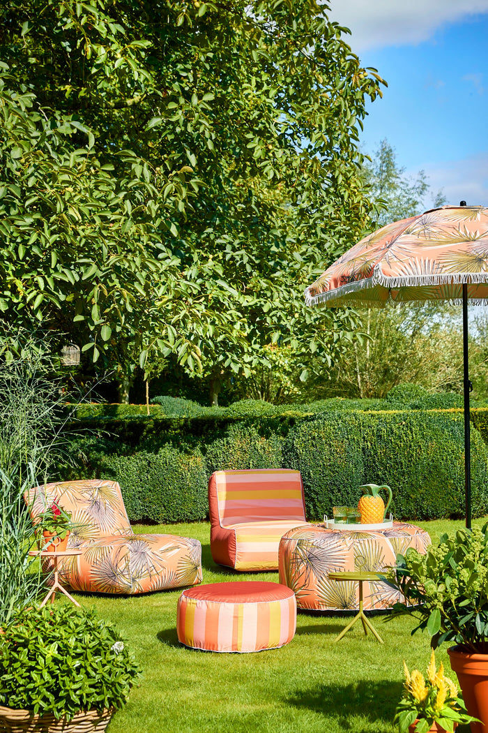 In The Mood Collection Parasol Palmbladeren - H238 x Ø220 cm - Oranje