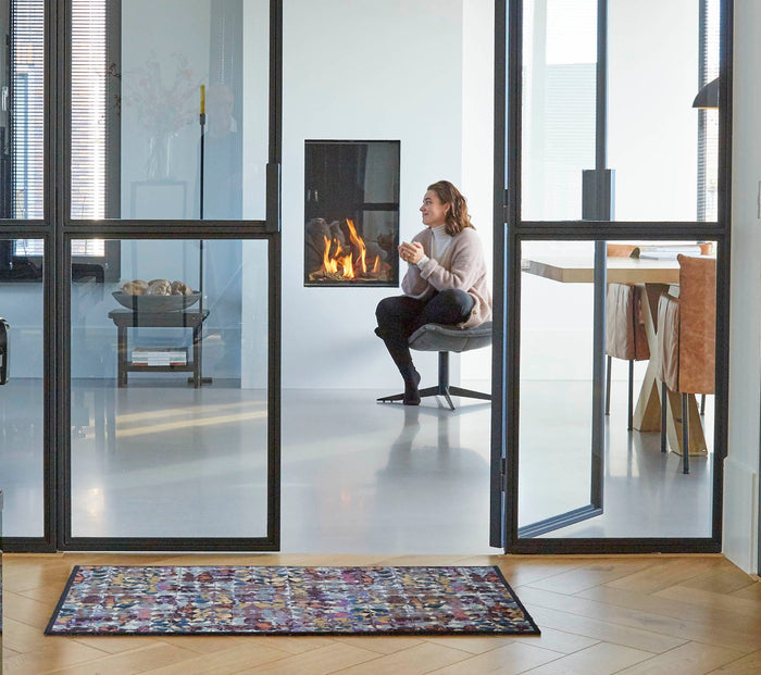 MD Entree - Design mat - Universal - Art Flowers - 67 x 120 cm