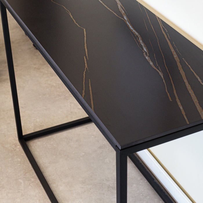 Dimehouse Sidetable Fien marmer zwart 40x100 cm
