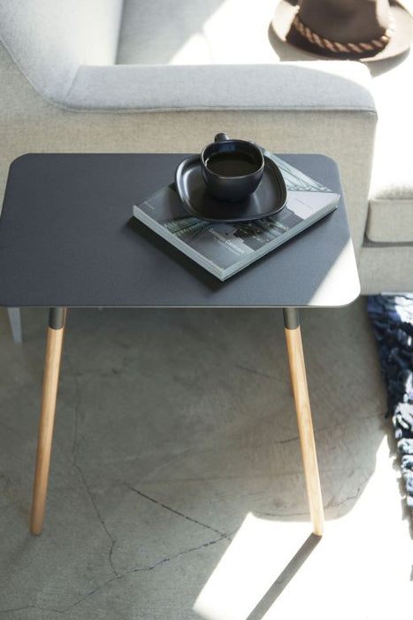 Yamazaki Bijzettafel Vierkant - Plain - Zwart