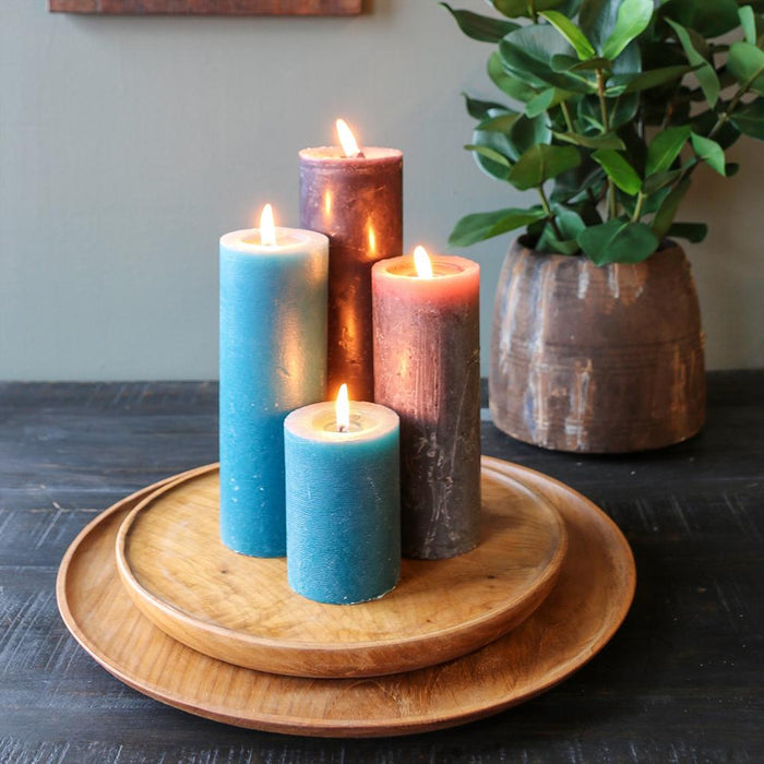 Raw Materials Ronde teakhouten schaal, 38 cm