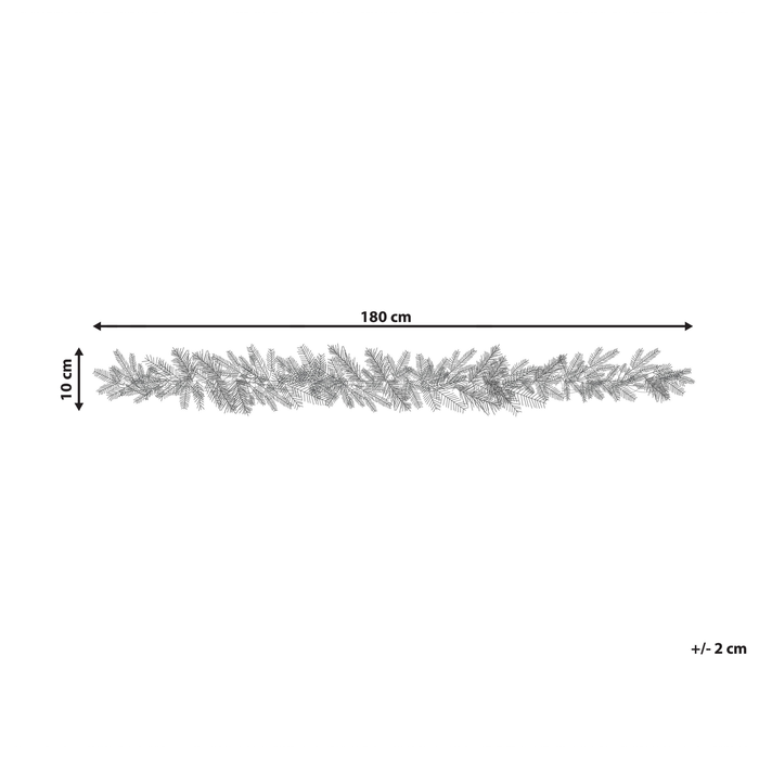 Beliani - WAPTA - Guirlande - Groen - 180 cm - Synthetisch materiaal
