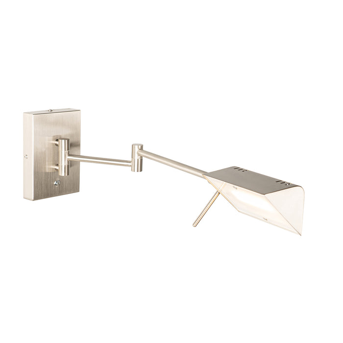 QAZQA Design wandlamp staal incl. LED dimbaar - Notia