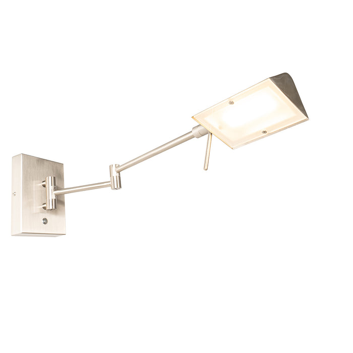 QAZQA Design wandlamp staal incl. LED dimbaar - Notia