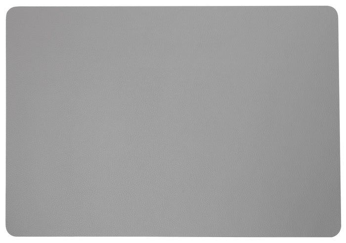 Jay Hill Placemat Leer - Grijs | Blauw - dubbelzijdig - 46 x 33 cm