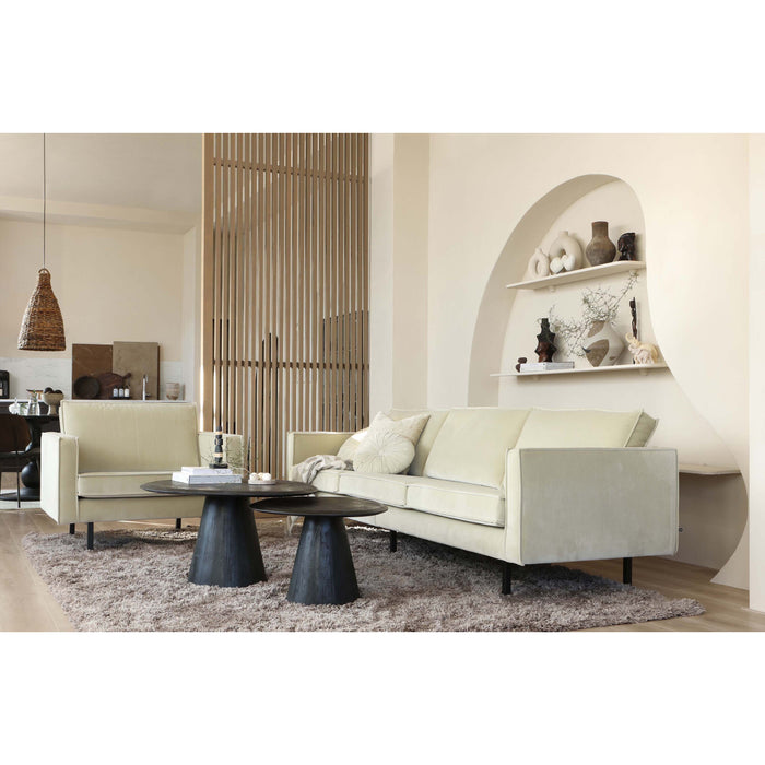 WOOOD Posture Salontafel - Mangohout - Zwart - 42x70x63