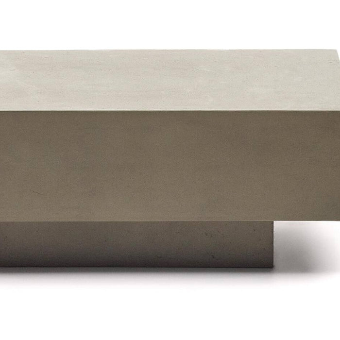 Kave Home - Salontafel Rustella in cement 80 x 60 cm