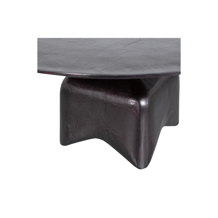 WOOOD Foss Salontafel - Aluminium - Antique Zwart|Bruin - 40x75x75