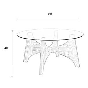 Zuiver Kobe Salontafel