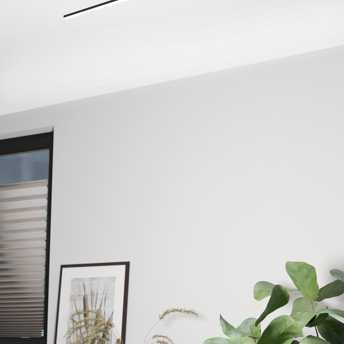 EGLO Panagria Plafondlamp - LED - 93,5 cm - Zwart|Bruin|Wit - Dimbaar