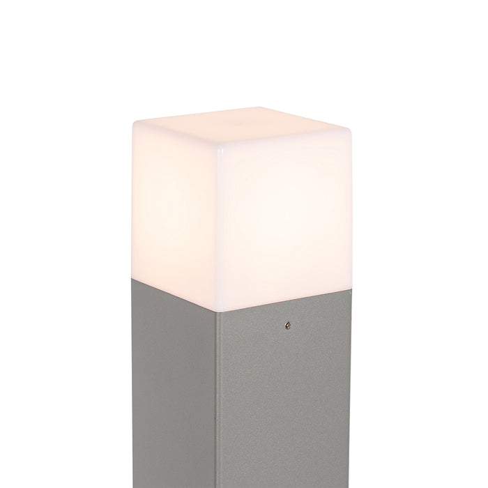 QAZQA Moderne staande buitenlamp grijs 70 cm IP44 - Denmark