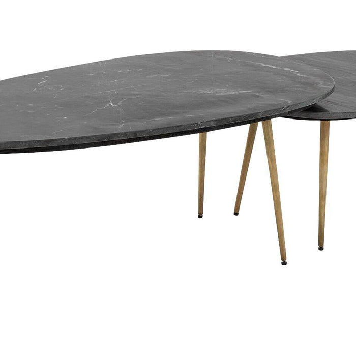 Goossens Salontafel Enzo in Donker marmer