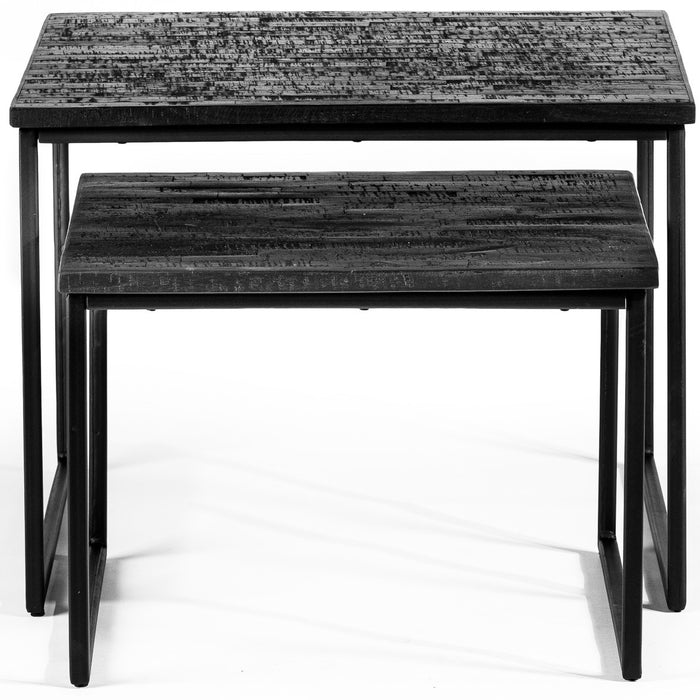 Lions Design Herona Salontafel Set Aged-Teak Zwart