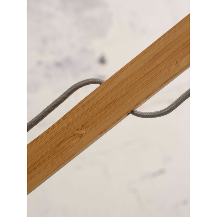 GOOD&MOJO Vloerlamp Java - Bamboe|Zwart - 175x50x207cm