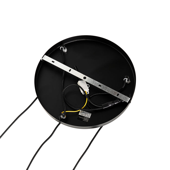 QAZQA Design hanglamp zwart met smoke glas 3-lichts - Chico