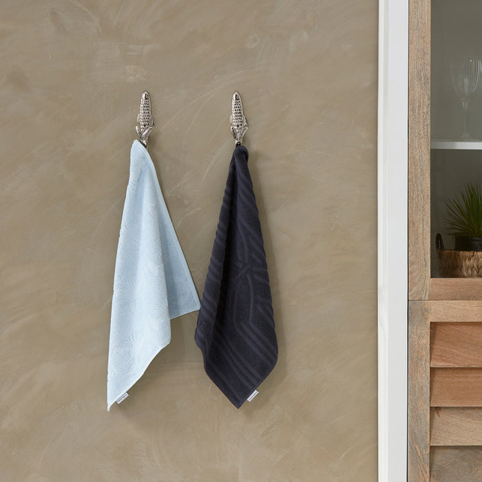 Riviera Maison Keukenhanddoeken 2 stuks, Nautic - Blauw| Grijs