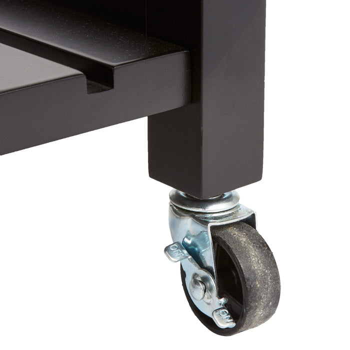 CASA DI ELTURO Keukentrolley met 1 lade op wielen - Zwart - L48 x B58